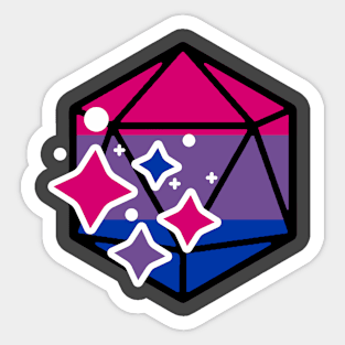 Bi-Sparkle D20 Sticker